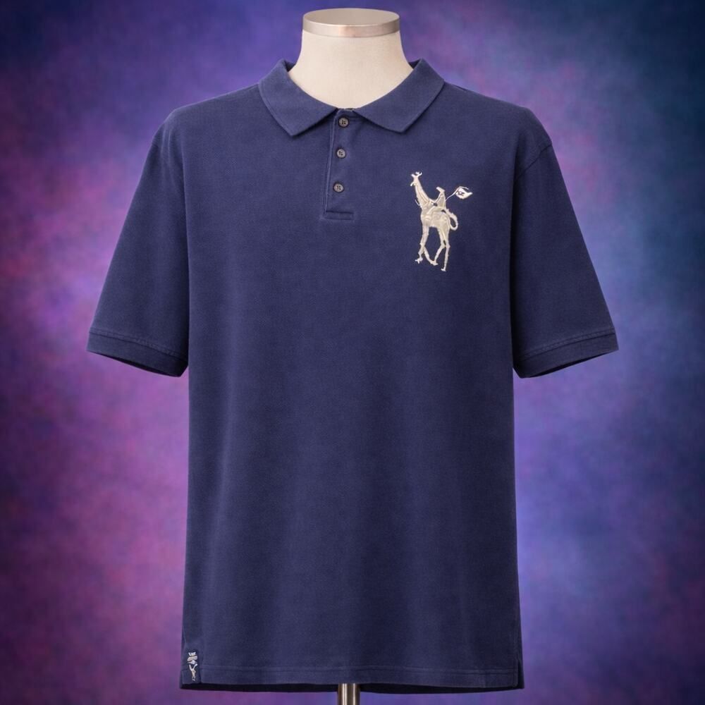 VTG LRG Good School Navy Embroidered Polo Shirt XL